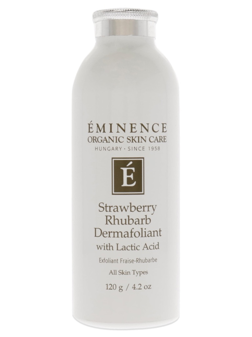 EMINENCE ORGANICS STRAWBERRY RHUBARB DERMAFOLIANT
Dual action exfoliant